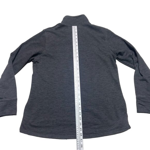 Champion Kansas State Wildcats 1/4 Zip Sweatshirt Adult Medium Charcoal Pullover - Picture 6 of 7